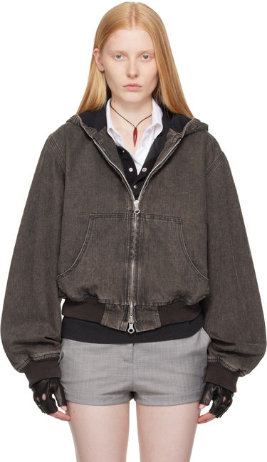 Bomberjacka OUR LEGACY Our Legacy Bank Denim Hooded Jacket Grå | M2251BBC, 0