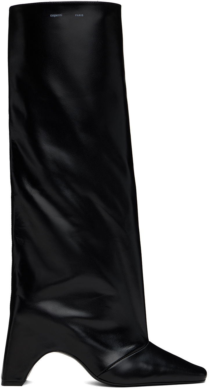 Klä Coperni Coperni Bridge Leather Boots Svart | COPSH03857