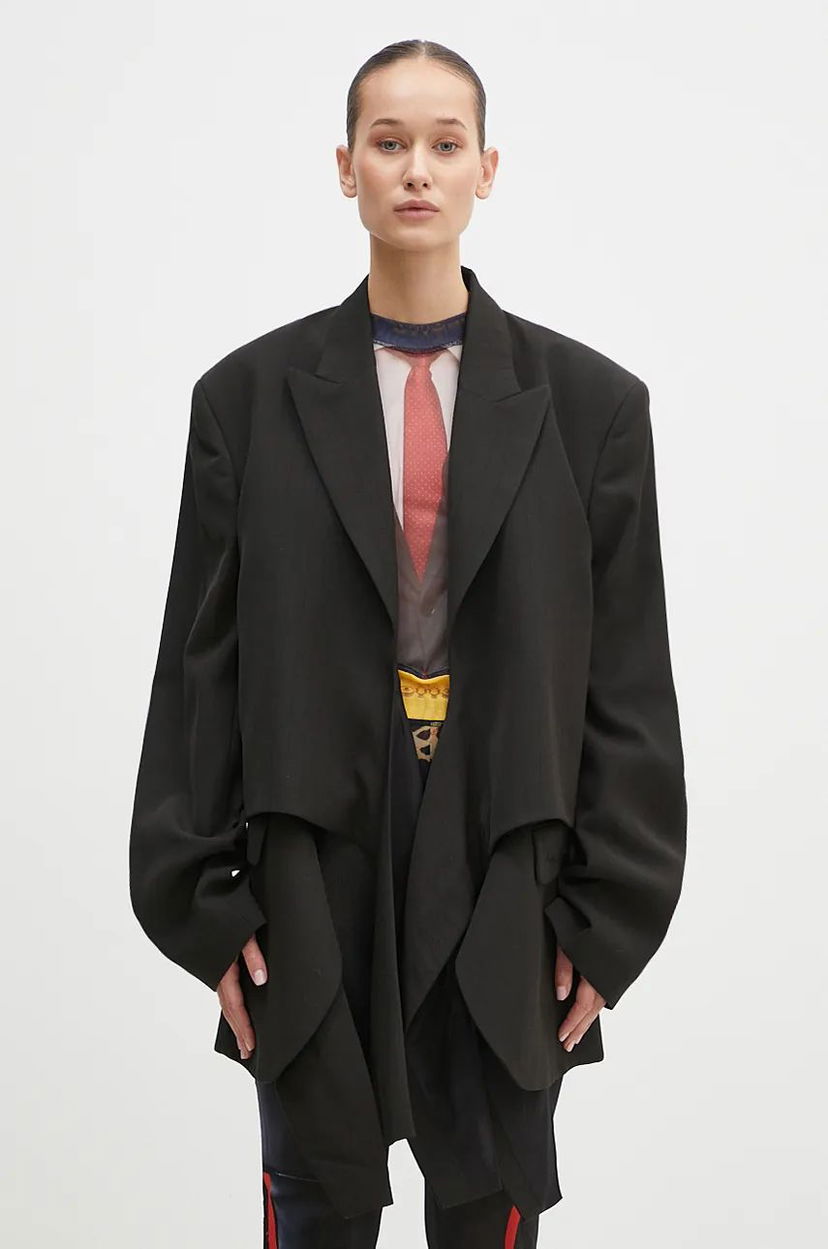 Jacka Martine Rose Oversized Knotted Tailored Jacket Svart | 351WT05006