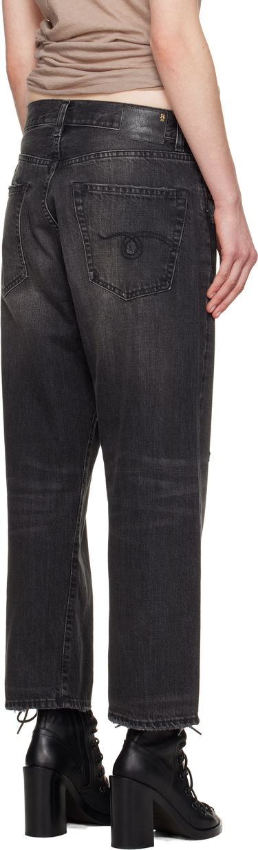 Jeans R13 R13 X-Boyfriend Distressed Jeans Svart | R13WD211-D284A, 2
