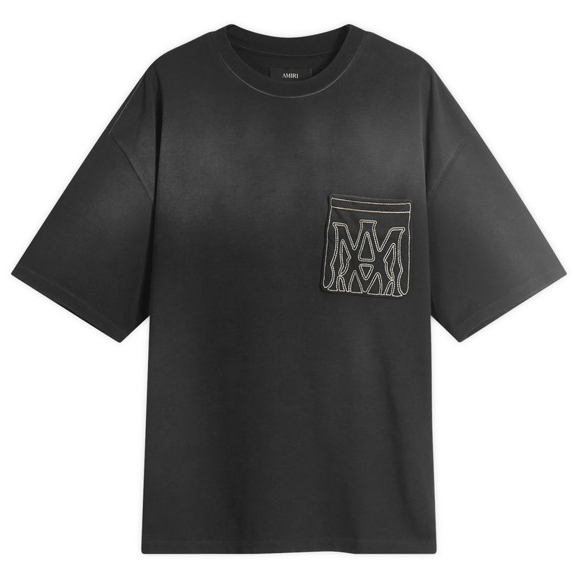 T-shirt AMIRI MA Outline Oversized T-Shirt, Size Large Svart | AMJYTE1205-Black