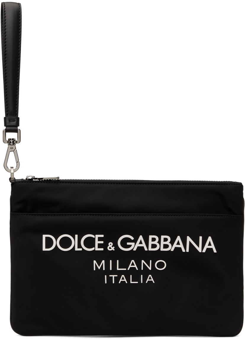 Plånbok Dolce & Gabbana Pouch With Logo Svart | BP3259AG182