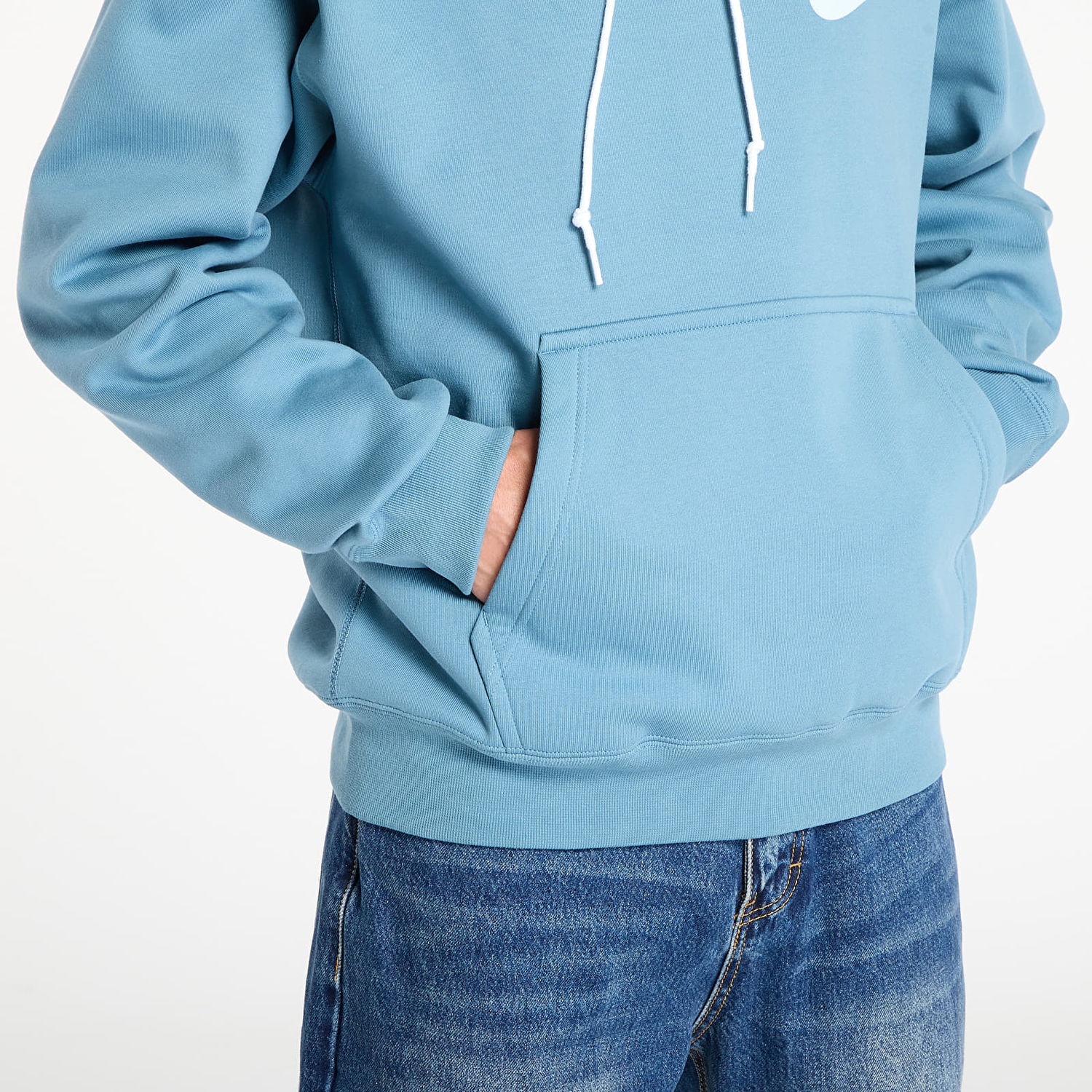 Sweatshirt Nike Solo Swoosh Fleece Hoodie Blå | IH4293-006, 1