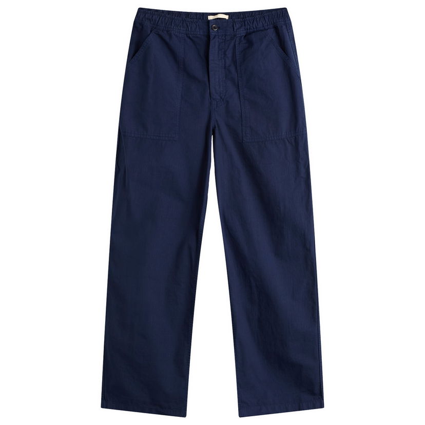 Byxor NORSE PROJECTS Ragnar Relaxed Ripstop Pants, Size Large Mörkblå | N25-0428-7555
