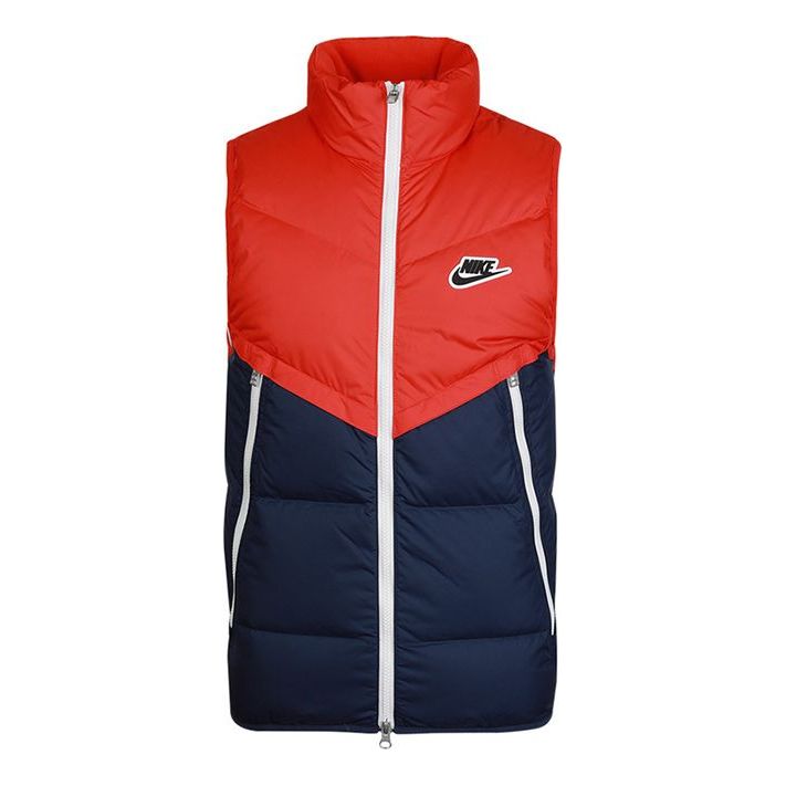 Väst Nike NSW Down Fill WR Colorblock Vest Röd | CU4415-673