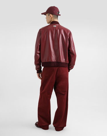 Bomberjacka Dolce & Gabbana Dolce & Gabbana Technical Fabric Bomber Jacket Bourgogne | G9BLMTFUS27R0108, 2