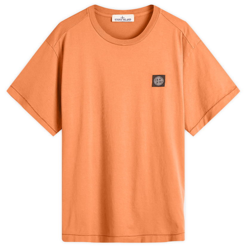 T-shirt Stone Island Patch Logo T-Shirt, Size Large Orange | K1S152100039-V0073