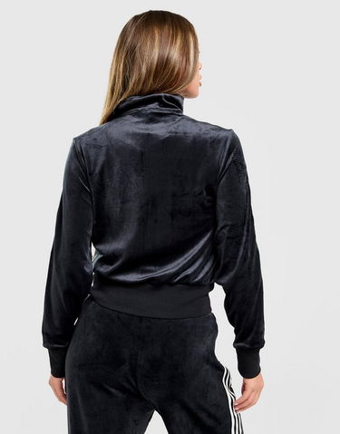 Träningsoverall adidas Originals Velvet Firebird Track Top Svart | KD3956, 3