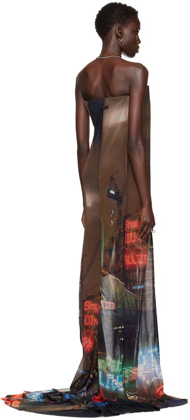 Klä Jean Paul Gaultier Shayne Oliver Edition Maxi Dress Flerfärgad | 24/27-F-RO181-T551-60405030, 2