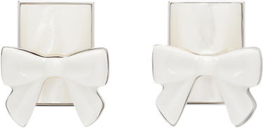 Örhängen SHUSHU/TONG YVMIN Edition Bowknot Square Earrings Vit | 25615WHT00DN2, 0