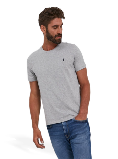 T-shirt Polo by Ralph Lauren Cotton T-Shirt Grå | 714844756003