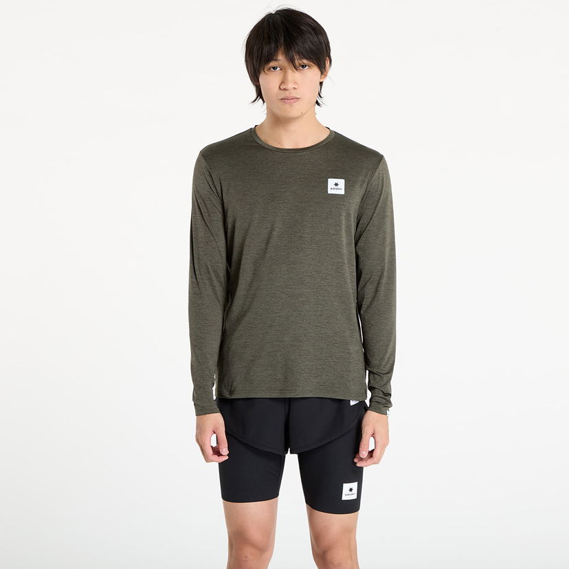 T-shirt Saysky SAYSKY Statement Pace Long Sleeve T-Shirt Grön | OMRLS22C3001