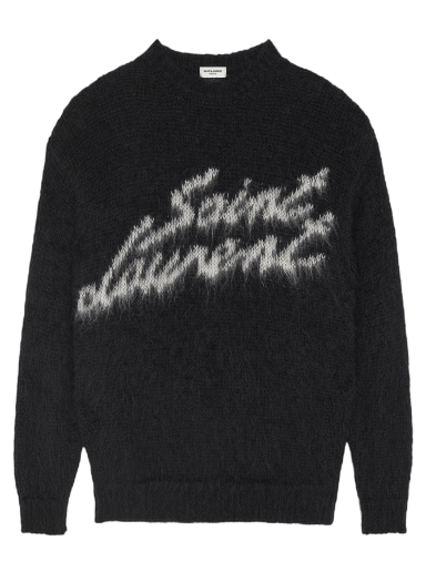 Sweater Saint Laurent 90s Sweater Svart | 712176 Y75SQ 1095