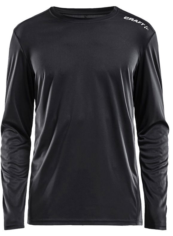 T-shirt Craft Craft RUSH Long Sleeve T-Shirt Svart | 1907364-999000