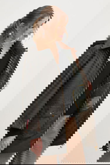 Jacka Barbour Barbour Highclere Waxed Cotton Jacket Grön | LWX1262, 7