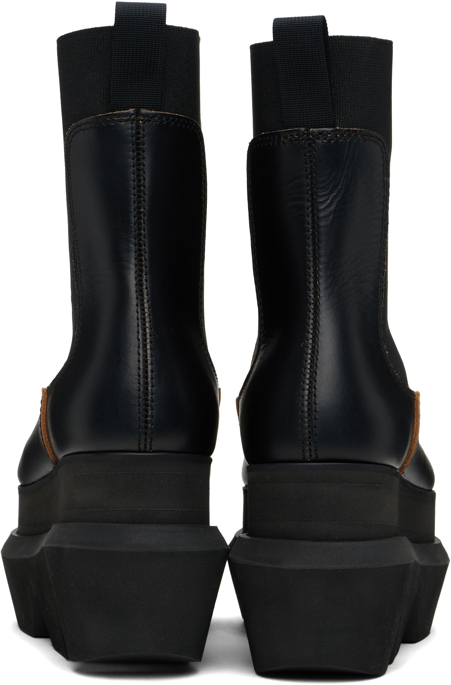 Sneakers och skor sacai Leather Chelsea Boots Svart | SCW-257, 1