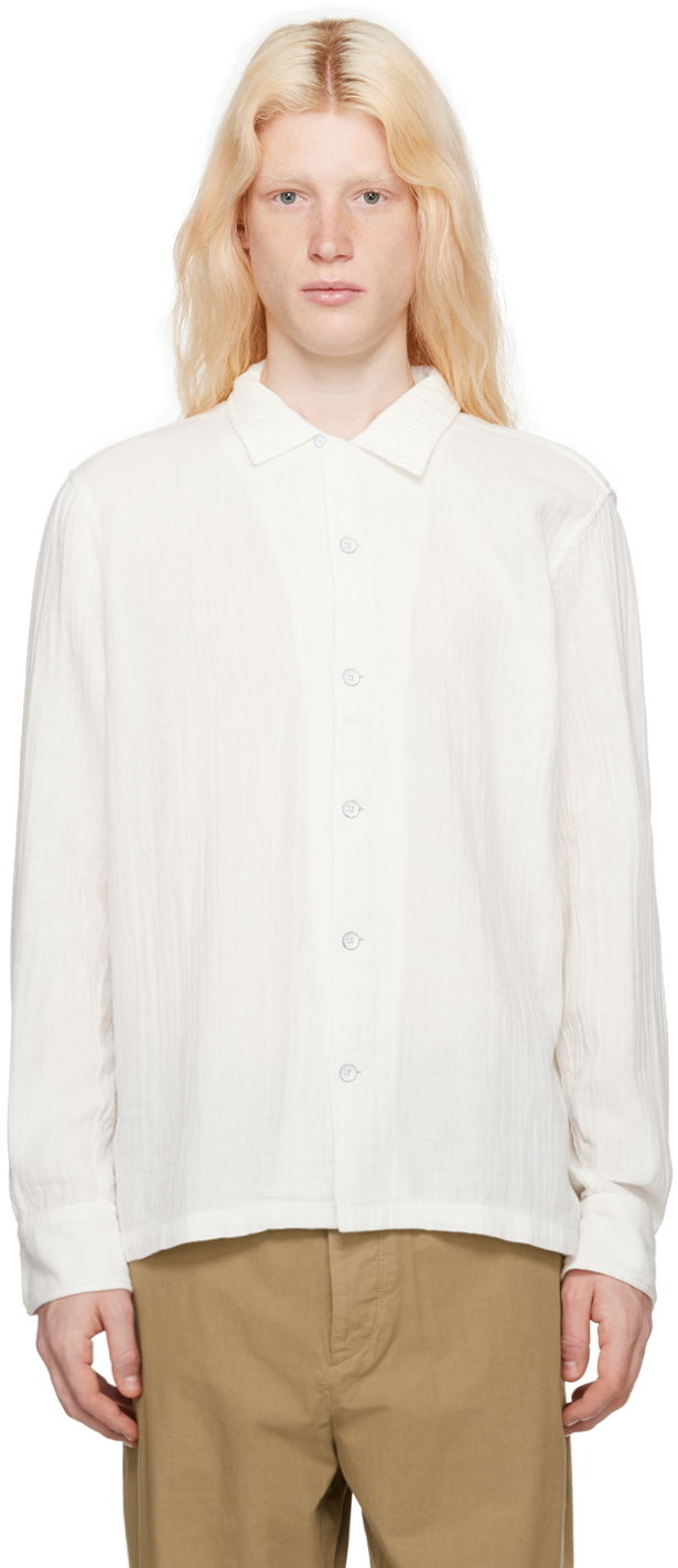 Skjorta rag & bone Rag & Bone Avery Button-Up Shirt Vit | MBW23HA458LSML