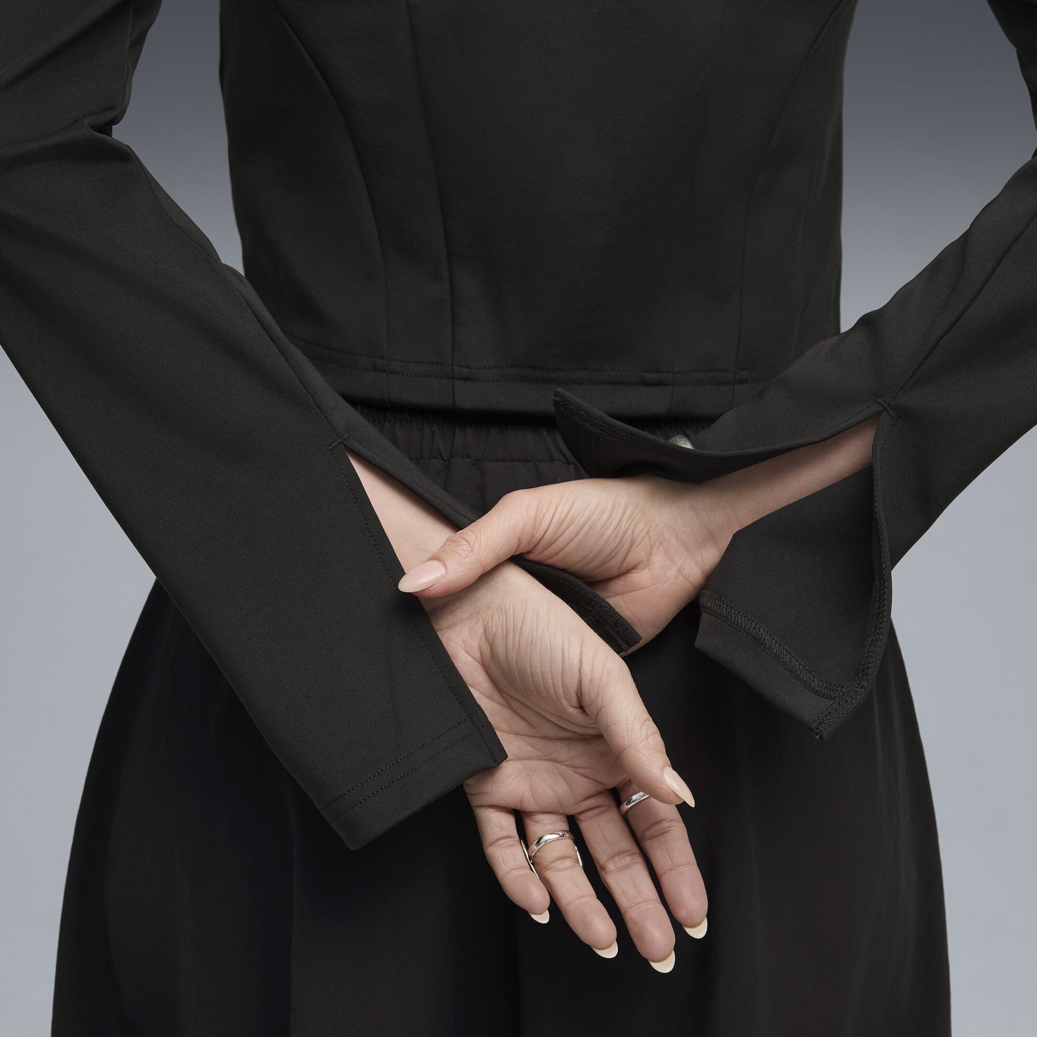 Jacka Puma DARE TO Slim Cropped Track Jacket Svart | 632146_01, 1