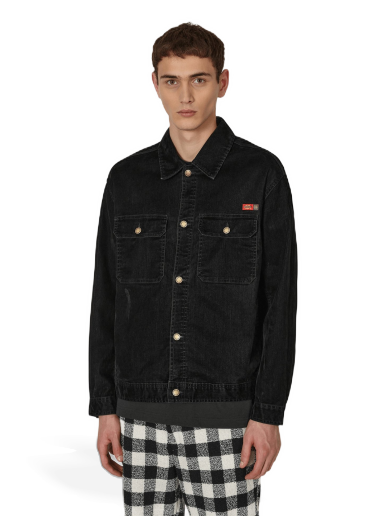 Jacka Dickies Opening Ceremony x Flocked Jacket Svart | DK0A4Y4Y BLK1
