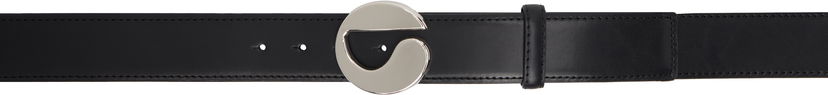 Bälten Coperni Coperni Logo Buckle Leather Belt Svart | COPBE01F6013
