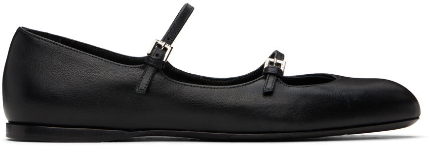 Kläder Max Mara Max Mara Circus Ballerina Flats Svart | 2424526011600, 0