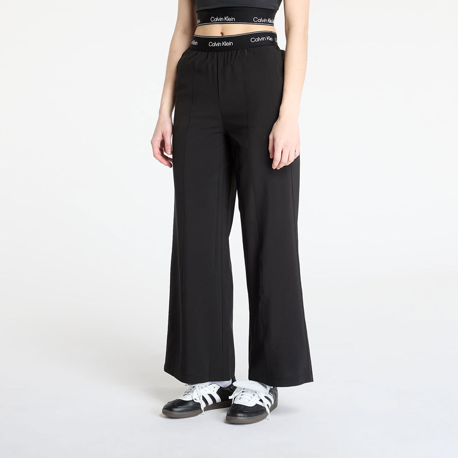 Byxor CALVIN KLEIN Calvin Klein Wide Leg Pants Svart | 00GWF4P606-UB1, 0