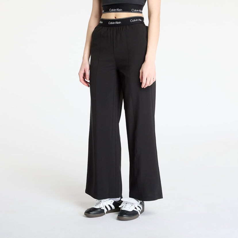 Byxor CALVIN KLEIN Calvin Klein Wide Leg Pants Svart | 00GWF4P606-UB1