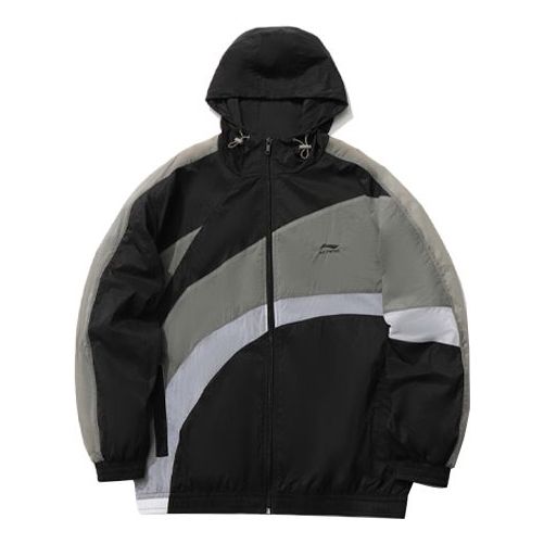 Vindjacka Li-Ning Logo Sports Windbreaker Svart | AFDR153-4
