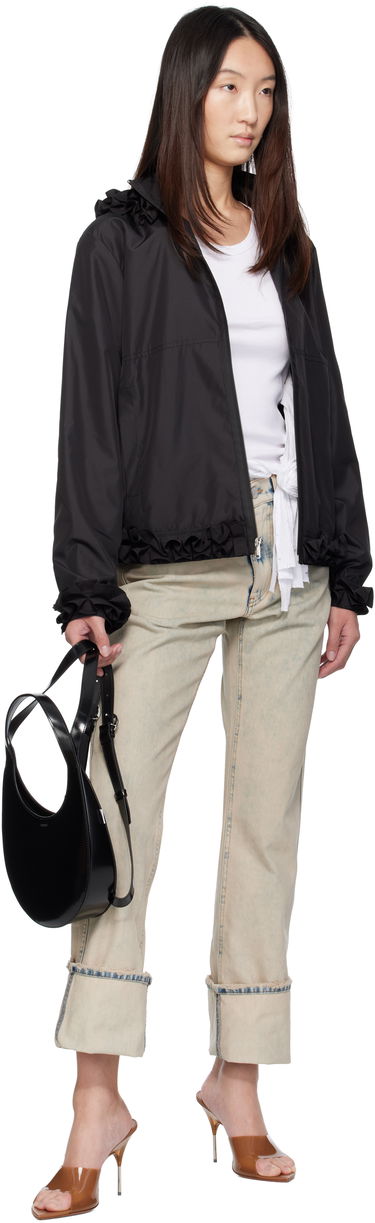 Jacka Coperni Coperni Pleated Ribbon Jacket Svart | COPOW43F3037, 3
