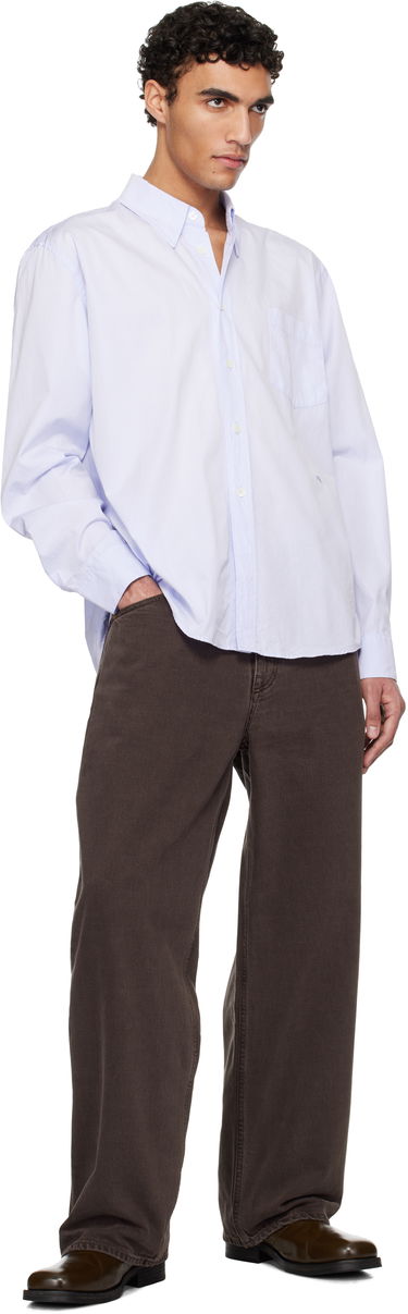 Skjorta OUR LEGACY Our Legacy Beyond Button-Down Shirt Blå | M2252BD, 3