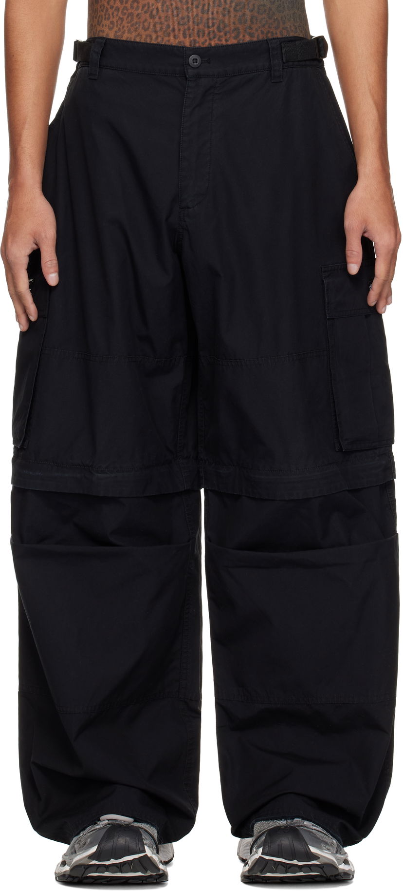 Cargo byxor 032C 032c Intermission Cargo Pants Svart | S25-URW-1001-000