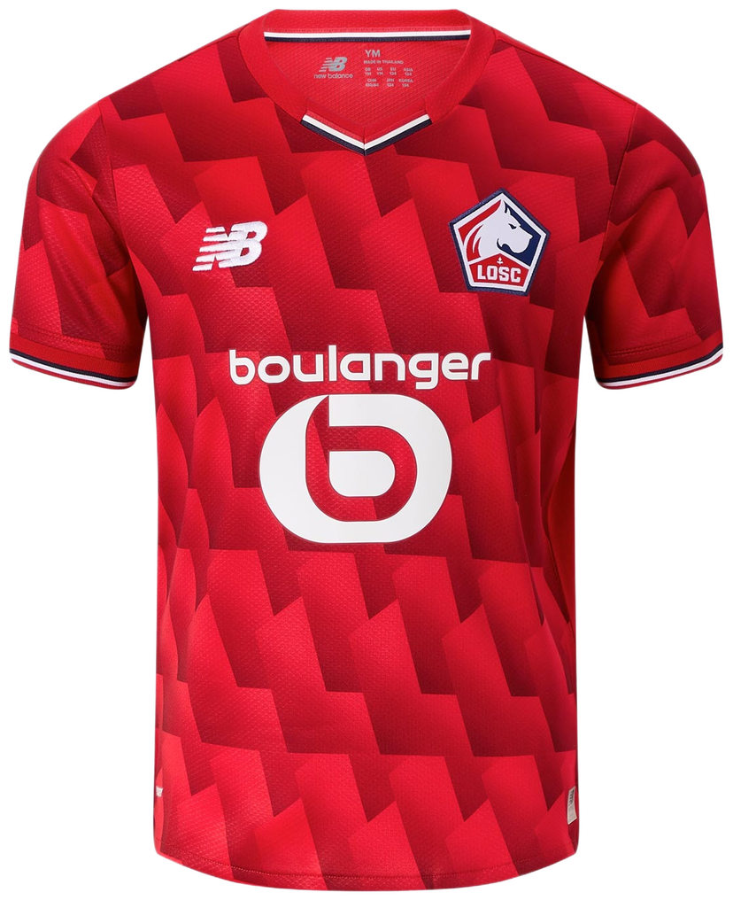 Jersey New Balance LOSC Lille Home Jersey 2025/26 Kids Röd | jt230454-hme