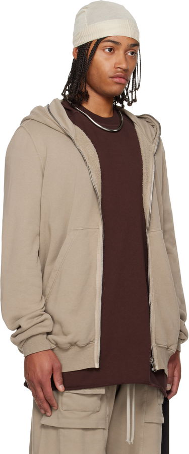 Sweatshirt Rick Owens DRKSHDW Concordians Jumbo Hoodie Beige | DU02E7283 FSL, 1