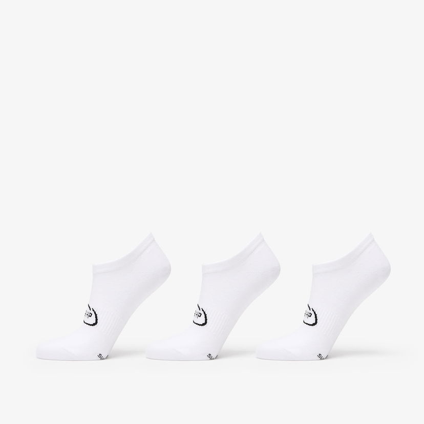 Strumpor Footshop Invisible Socks 3-Pack White Vit | FTSHP_377