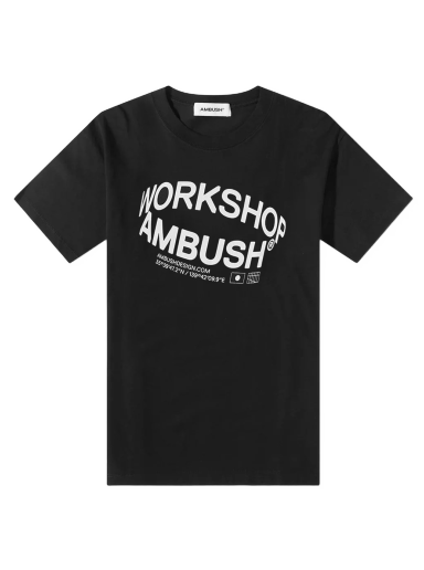 T-shirt Ambush Revolve Logo Tee Svart | BMAA064S23JER0011004