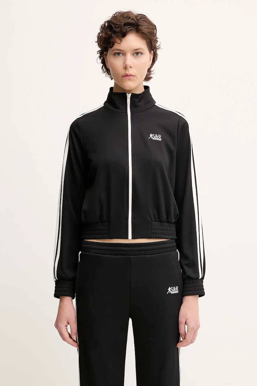 Jacka Sporty & Rich Sporty & Rich Sr Runner Elio Track Jacket Svart | JA059622139BA01