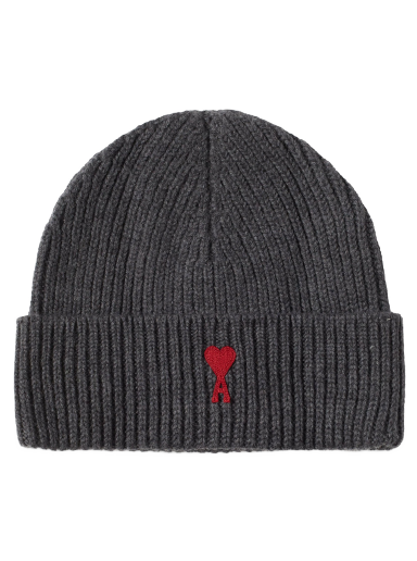Mössa AMI Paris A Heart Logo Beanie Grå | BFUHA106-018-084