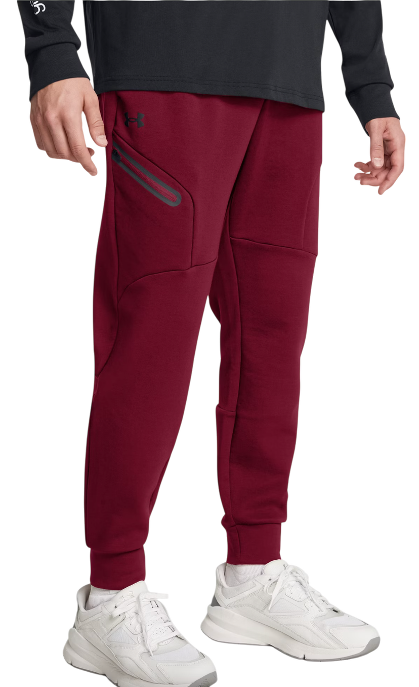 Cargo byxor Under Armour Fleece Jogger Pants Bourgogne | 1389353-625
