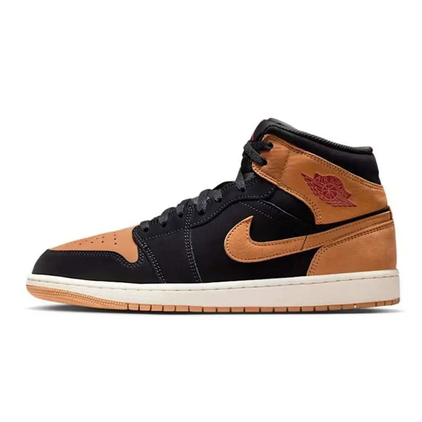 Sneakers och skor Jordan Air Jordan 1 Mid "Black Flax" Orange | HV4091-002