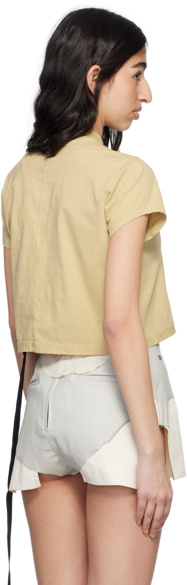 Crop top Rick Owens Rick Owens DRKSHDW Hollywood Cropped Level Tee Gul | DS01E3207 RN, 2