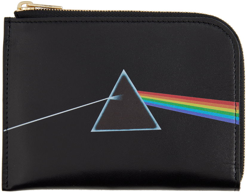 Plånbok UNDERCOVER UNDERCOVER Pink Floyd Leather Zip Wallet Svart | UC1C4C01-1