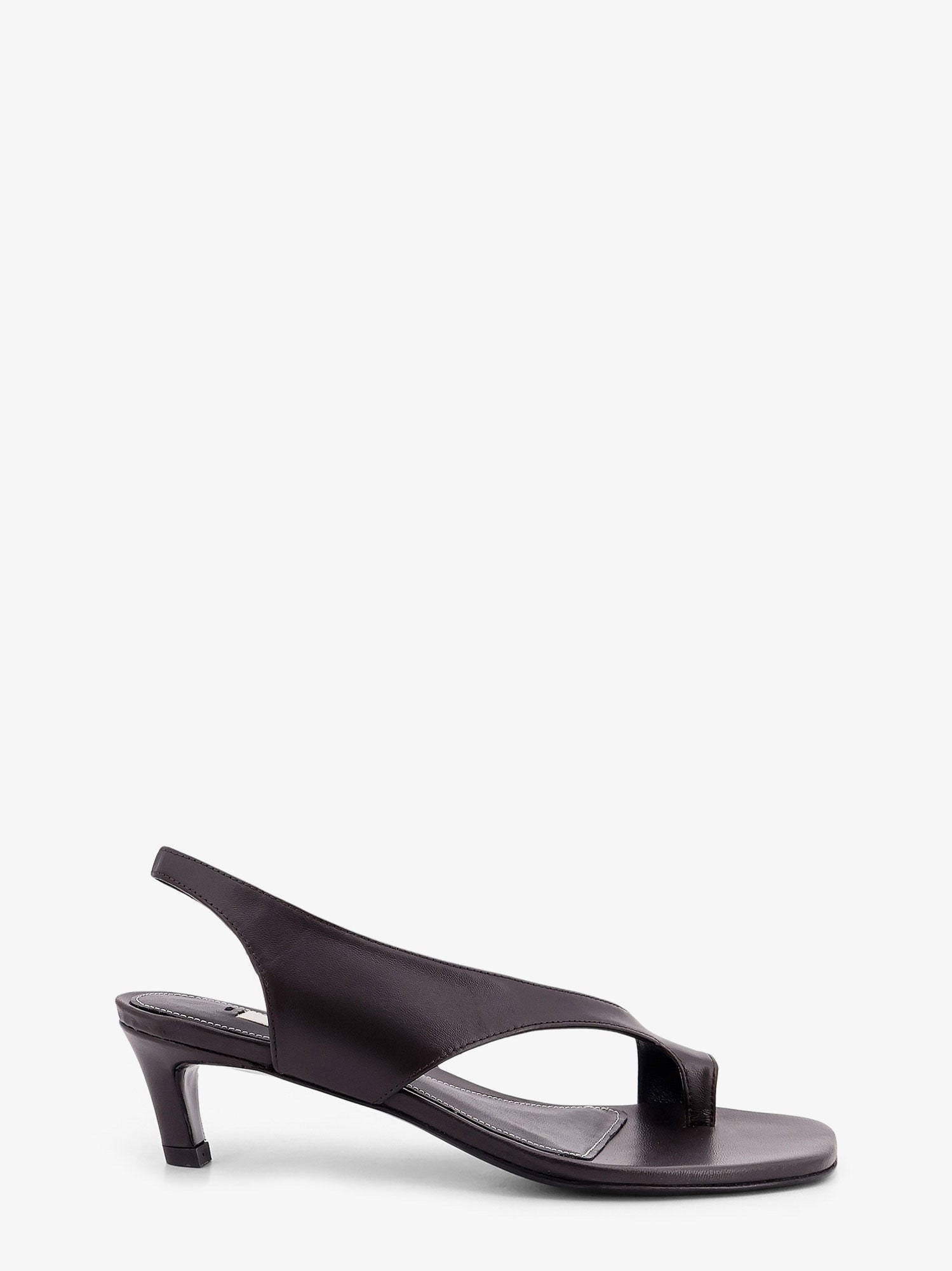 Sneakers och skor TOTEME Leather Slingback Toe-Ring Sandals by Toteme Brun | 252WAS0201LE0131273, 0
