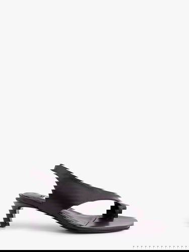 Sneakers och skor TOTEME Leather Slingback Toe-Ring Sandals by Toteme Brun | 252WAS0201LE0131273, 0