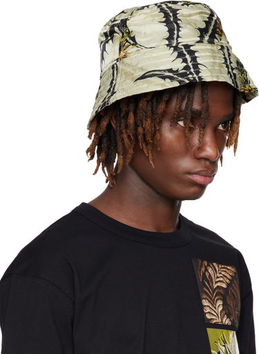 Hatt Dries Van Noten Dries Van Noten Printed Bucket Hat Grön | 251-029501-1001, 1