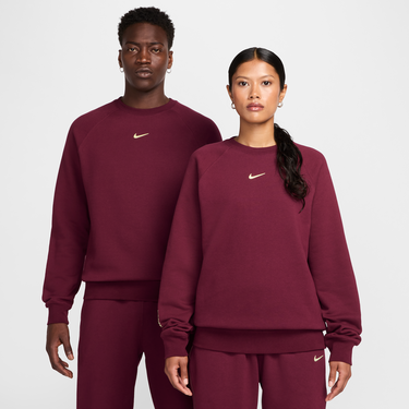 Sweatshirt Nike NOCTA Fleece Crewneck Sweatshirt Bourgogne | FN8160-638, 4