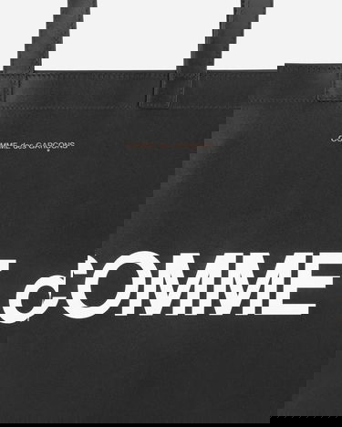 Tygpåse Comme des Garçons Huge Logo Tote Bag Svart | SA9001HL-1, 2