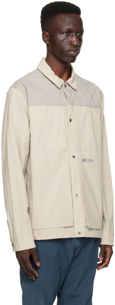 Vindjacka Paul Smith PS Paul Smith Contrast Shirt Beige | M2R-692Y-M21957-71, 1