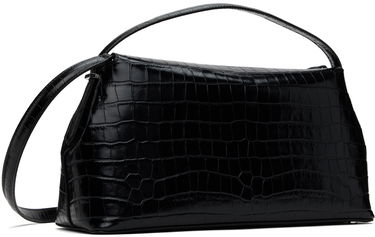 Handväska TOTEME Toteme T-Lock Croco Top Handle Bag Svart | 243-WAL961-LE0076, 2