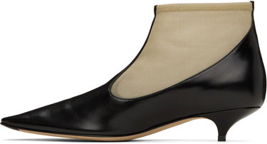 Kläder The Row The Row Mesh Kitten Heel Ankle Boots Svart | F1581-SL1W20, 2