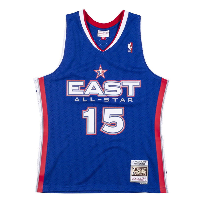 Linne Mitchell & Ness NBA All-Star East 2005 Swingman Jersey 'Vince Carter' Blå | SMJYSB19112-ASEROYA05VCA